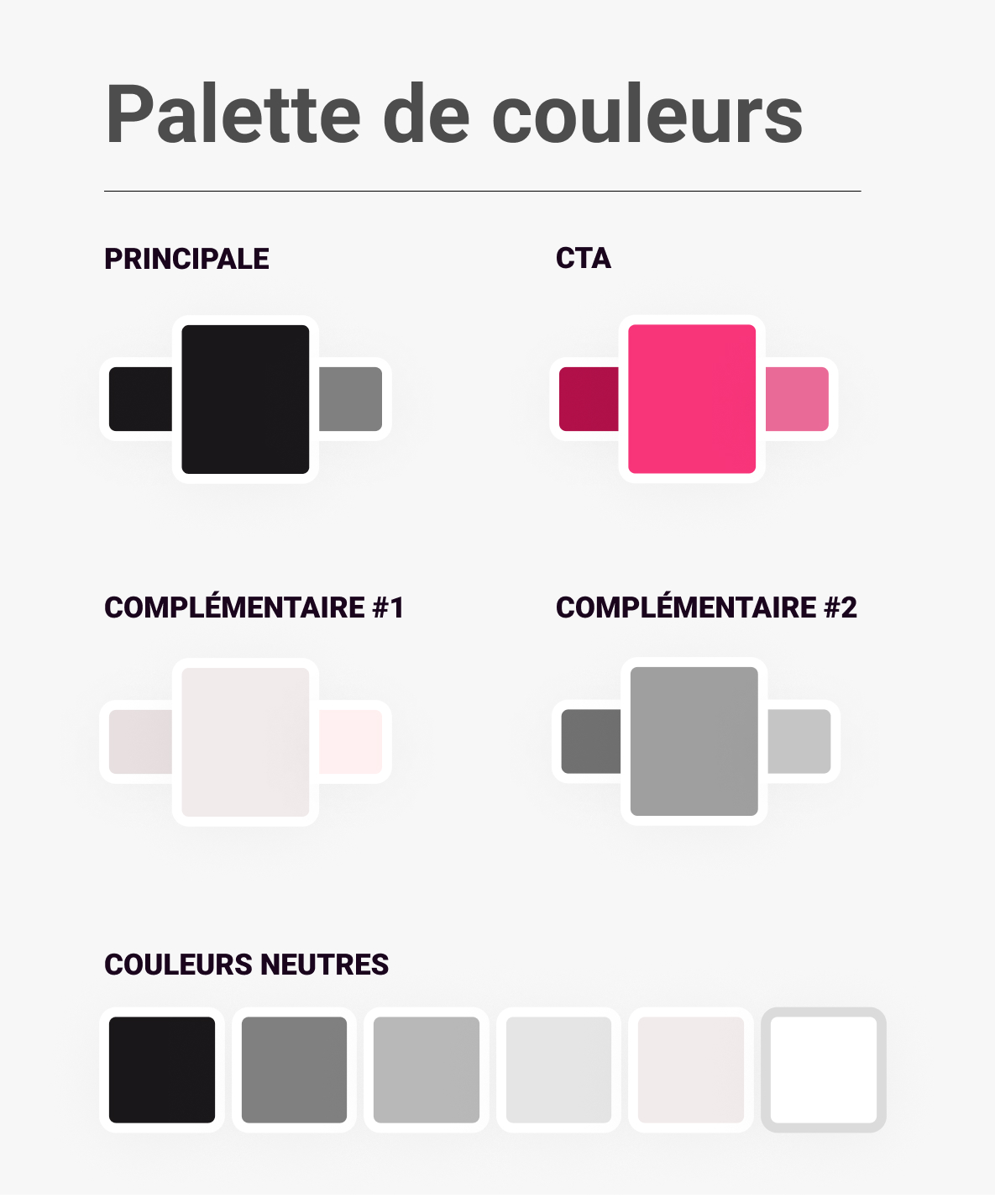 Palette de couleurs